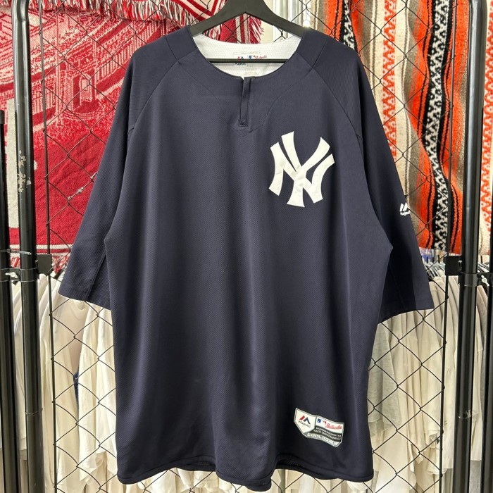 MLB ニューヨークヤンキース ゲームシャツ ベースボール 2XL 古着 古着屋 埼玉 ストリート オンライン 通販 | Vintage.City 빈티지숍, 빈티지 코디 정보