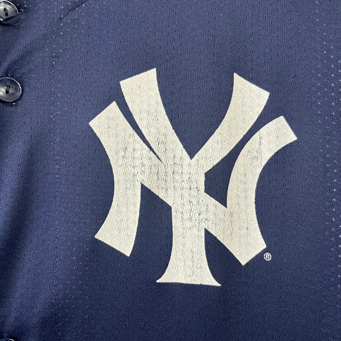MLB ニューヨークヤンキース チーム系 ゲームシャツ ベースボールシャツ リバーシブル ワンポイント 刺繍 マジェスティック 古着 古着屋 埼玉 ストリート オンライン 通販 | Vintage.City 古着屋、古着コーデ情報を発信