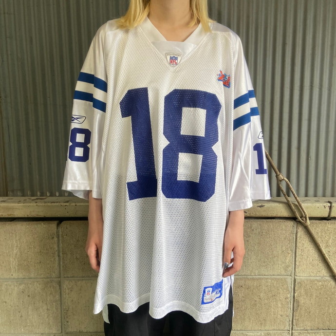 Reebok リーボック/NFLアメフト  ビッグサイズ ゲームシャツ XL