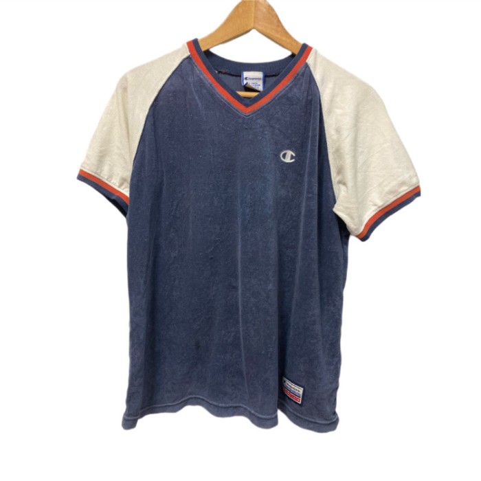 90’s champion タオル地半袖Tシャツ S | Vintage.City 빈티지숍, 빈티지 코디 정보