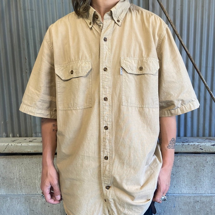 Carhartt カーハート RELAXED FIT 半袖ワークシャツ メンズL | Vintage