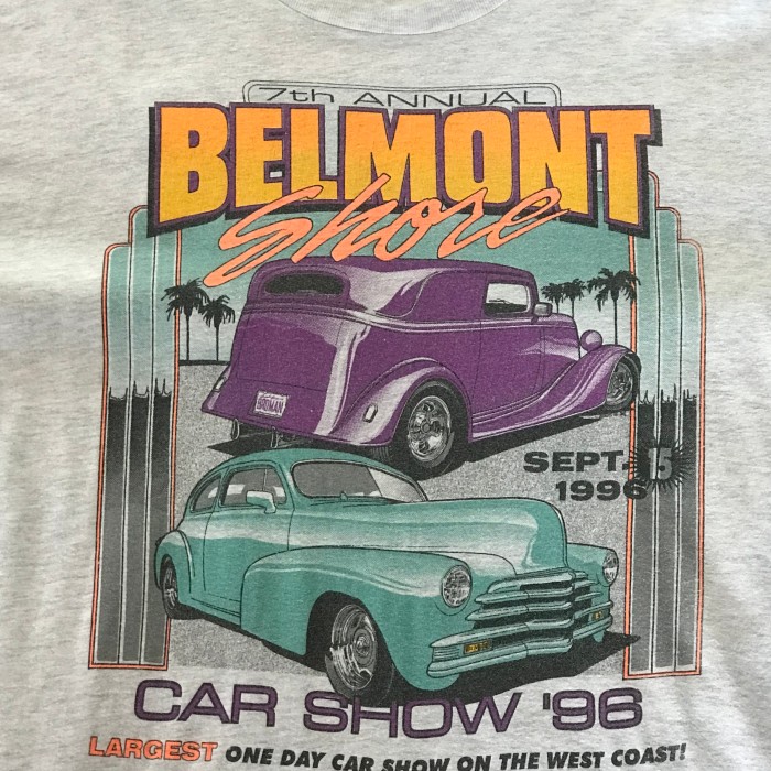 Belmont Shore Car Show 1996 Tシャツ | Vintage.City 빈티지숍, 빈티지 코디 정보