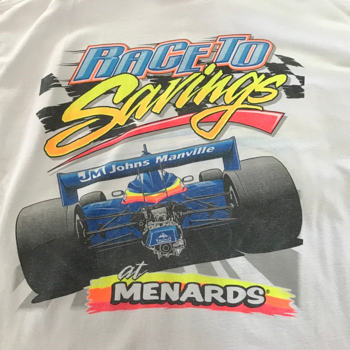 Race to Savings at Menards Tシャツ | Vintage.City 빈티지숍, 빈티지 코디 정보