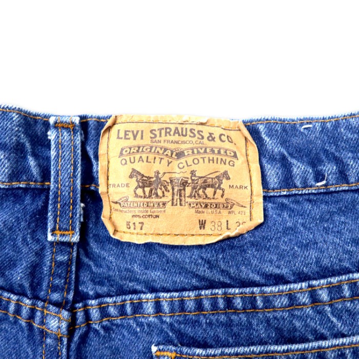 USA製 Levi's 80年代 ブーツカット デニムパンツ 517 ブルー 38 オレンジタブ 20517-0217 | Vintage.City 古着屋、古着コーデ情報を発信