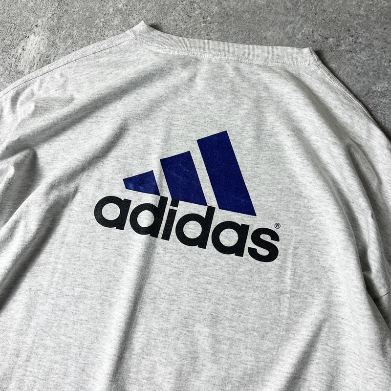 90s USA製 adidas coca cola パフォーマンス ロゴ 両面 プリント 半袖 ...