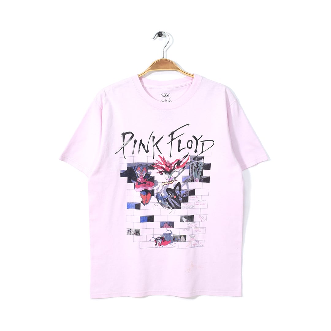 ピンクフロイド プログレッシブロック Tシャツ バンドTシャツ ピンク