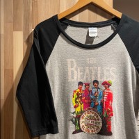 PORT&COMPANY THE BEATLES ラグランスリーブ　バンドTシャツ　レディースSサイズ　ロンT A050 | Vintage.City 빈티지숍, 빈티지 코디 정보