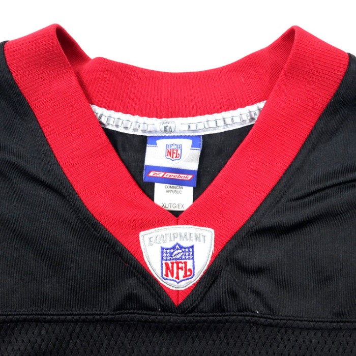Reebok NFL ビッグサイズ ゲームシャツ XL ブラック ナイロン メッシュ BUCCANEERS ナンバリング | Vintage.City 古着屋、古着コーデ情報を発信