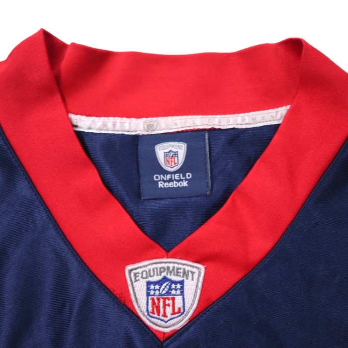 Reebok NFL ビッグサイズ ゲームシャツ 50 ネイビー ポリエステル メッシュ TEXANS ナンバリング ワッペン | Vintage.City 古着屋、古着コーデ情報を発信