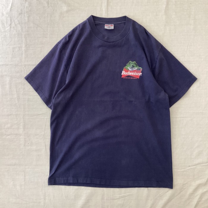 90's アメリカ製 Budweiser/バドワイザー ヴィンテージTシャツ 半袖T 