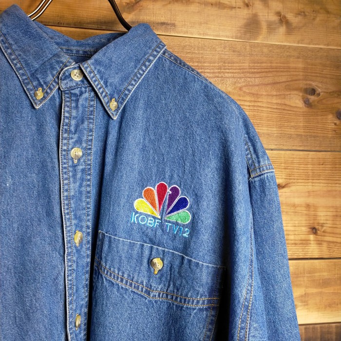 90's リー Lee / 企業刺繍 デニムシャツ / USED | Vintage.City 古着屋、古着コーデ情報を発信