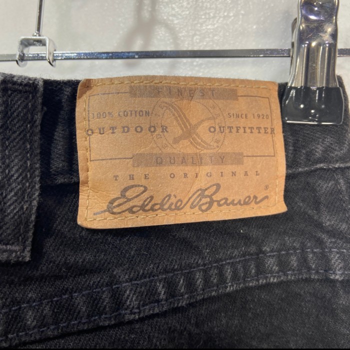 90s Eddie Bauer ブラックデニムパンツ　W34L30 メキシコ製 | Vintage.City 古着屋、古着コーデ情報を発信
