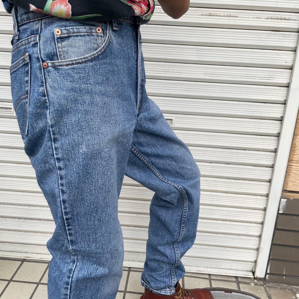 90's USA製 LEVI'S リーバイス 550-4891 550 ワイド テーパード バギー