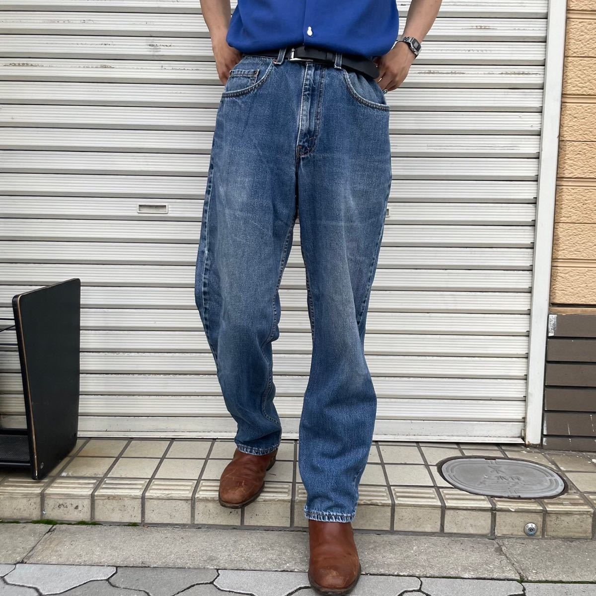 90's USA製 LEVI'S リーバイス 550-4886 RELAXED FIT TAPERED LEG 550
