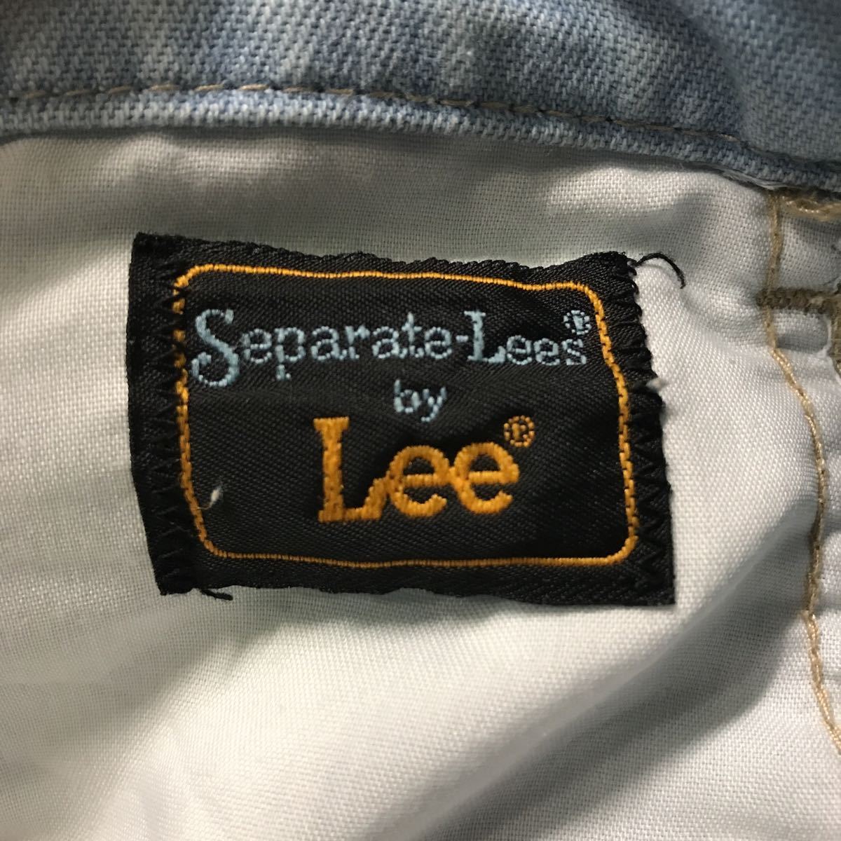 貴重 70's USA製 Lee リー Separate Lees フレア デニムパンツ ライト 