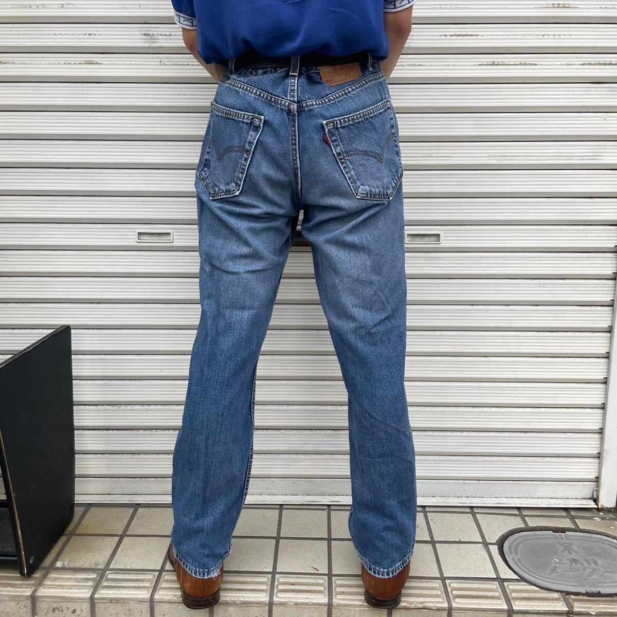 90's USA製 LEVI'S リーバイス 550-4886 RELAXED FIT TAPERED LEG 550 