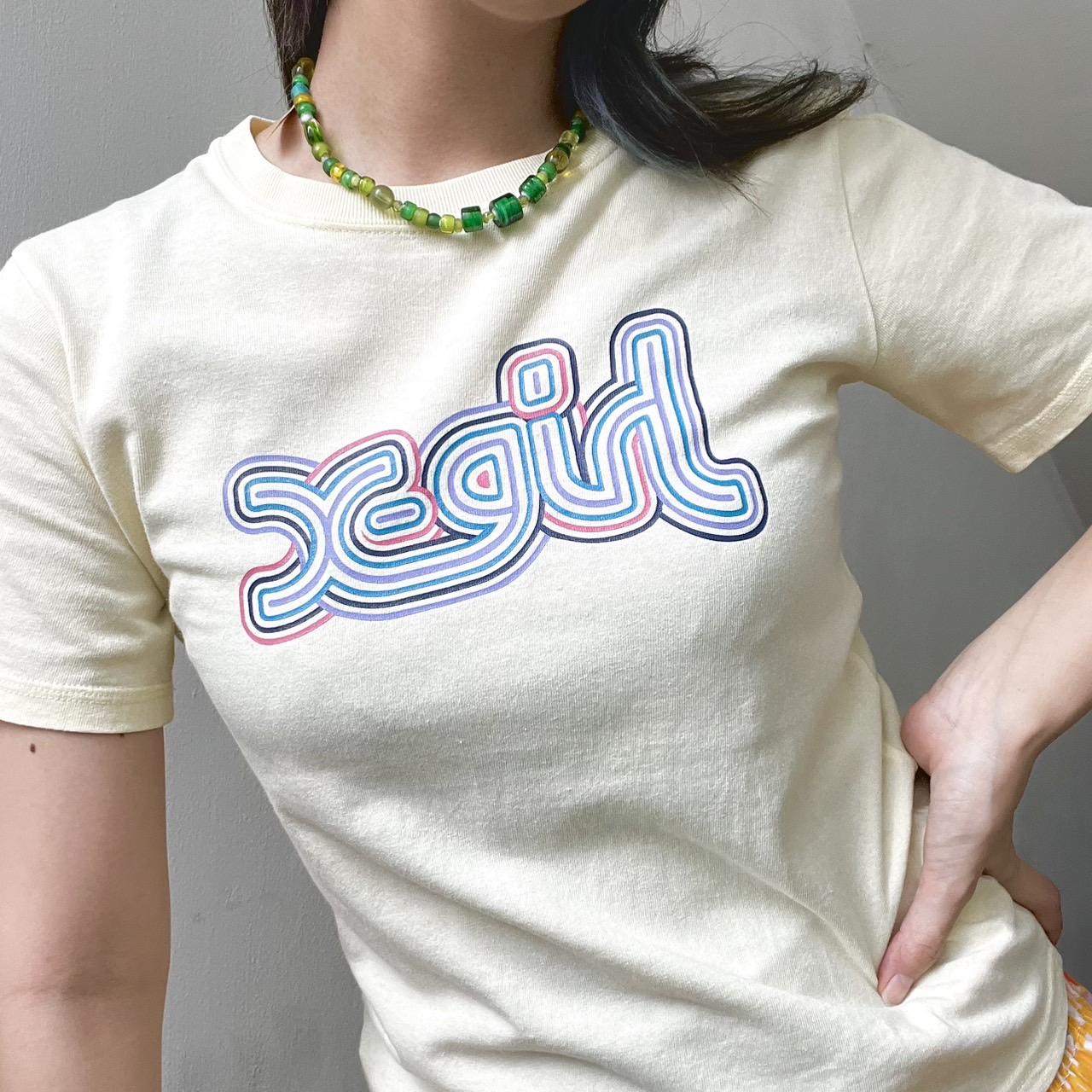 2000年代】X-girl ロゴT サーフ ギャル レトロ Tシャツ ポップ ミニT