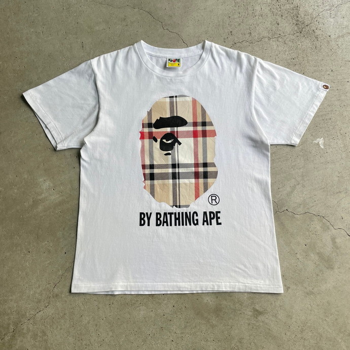 A BATHING APE ベイプ　エイプ　ネルシャツ　チェックシャツ　Y2K