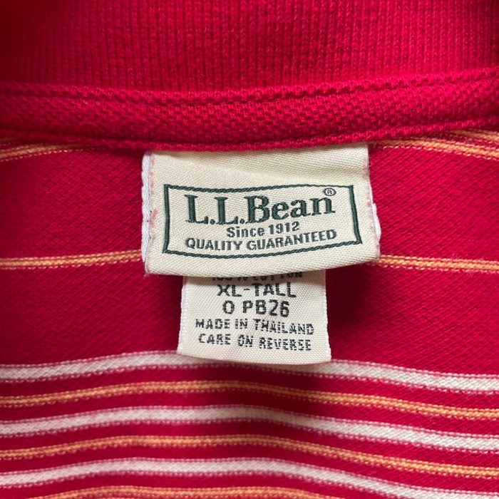 L.L.Bean エルエルビーン マルチボーダー ポロシャツ メンズXL | Vintage.City 古着屋、古着コーデ情報を発信