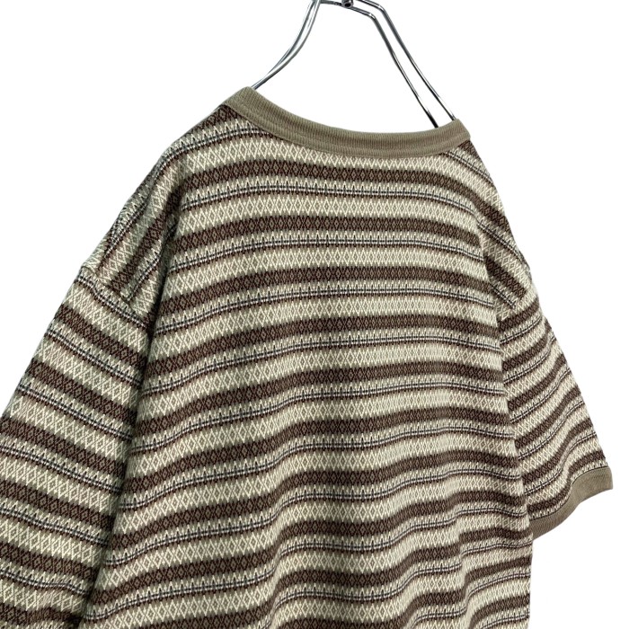 90s WOOLRICH S/S ethnic design knit shirt | Vintage.City Vintage Shops, Vintage Fashion Trends