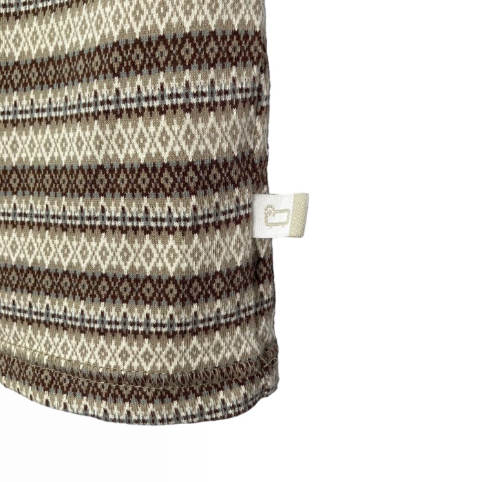 90s WOOLRICH S/S ethnic design knit shirt | Vintage.City 빈티지숍, 빈티지 코디 정보