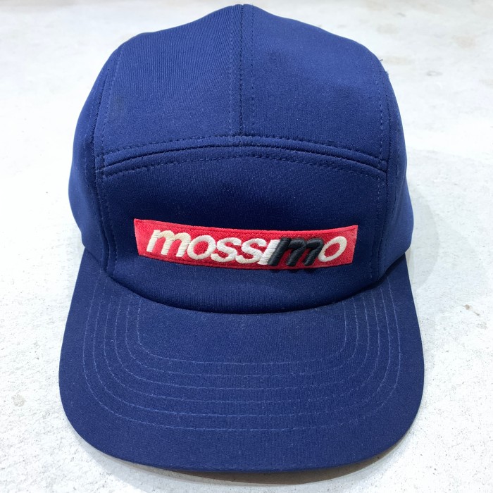 MOSSIMO モッシモ ジェットキャップ ボックスロゴ 帽子 ネイビー フリー | Vintage.City 古着屋、古着コーデ情報を発信