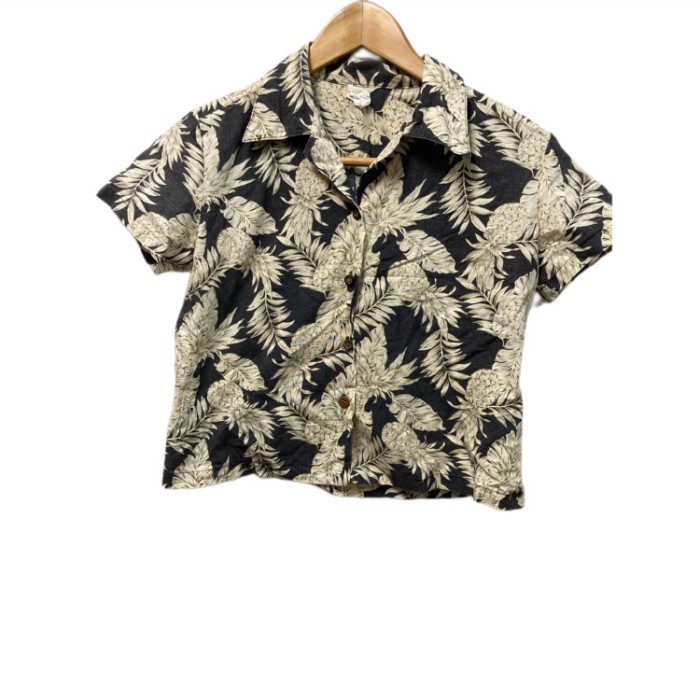 80'sハワイ製ショート丈パイナップルアロハシャツ | Vintage.City