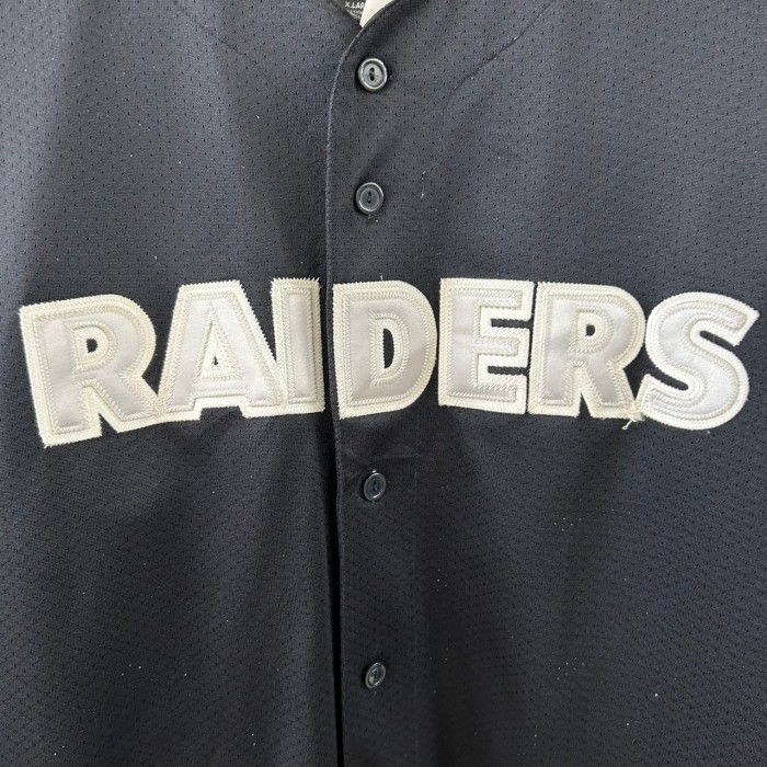 NFL ラスベガスレイダース チーム系 ゲームシャツ デザイン XL 古着