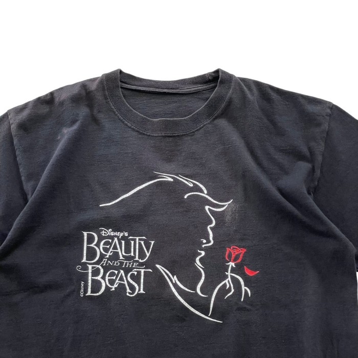 1990's Disney / beauty and the beast T-shirt #B651 | Vintage.City 빈티지숍, 빈티지 코디 정보