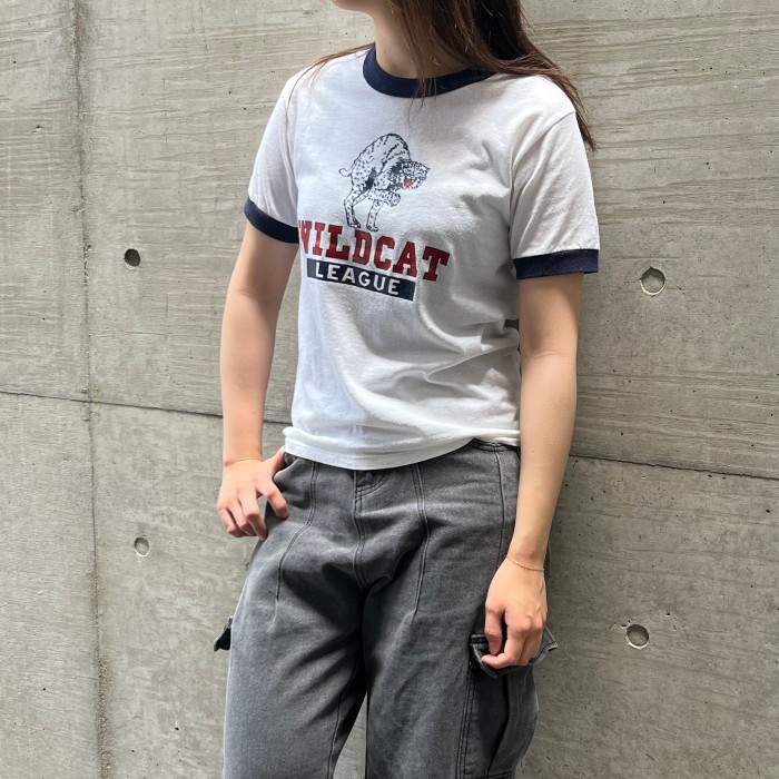 【80s】russell athletic made in USA リンガー