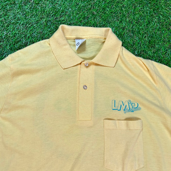80s LM&P Polo Shirt Corporate Logo Polo Shirt / Made In USA 企業