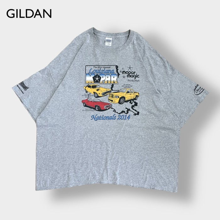 GILDAN】4XL ビッグシルエット 企業系 店舗 ショップ ロゴ 車 イラスト