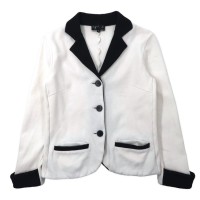 agnes b. スウェット テーラードジャケット T1 ホワイト コットン 日本製 | Vintage.City 古着屋、古着コーデ情報を発信