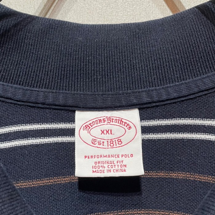 00's “Brooks Brothers” S/S Stripes Polo Shirt | Vintage.City 古着屋、古着コーデ情報を発信