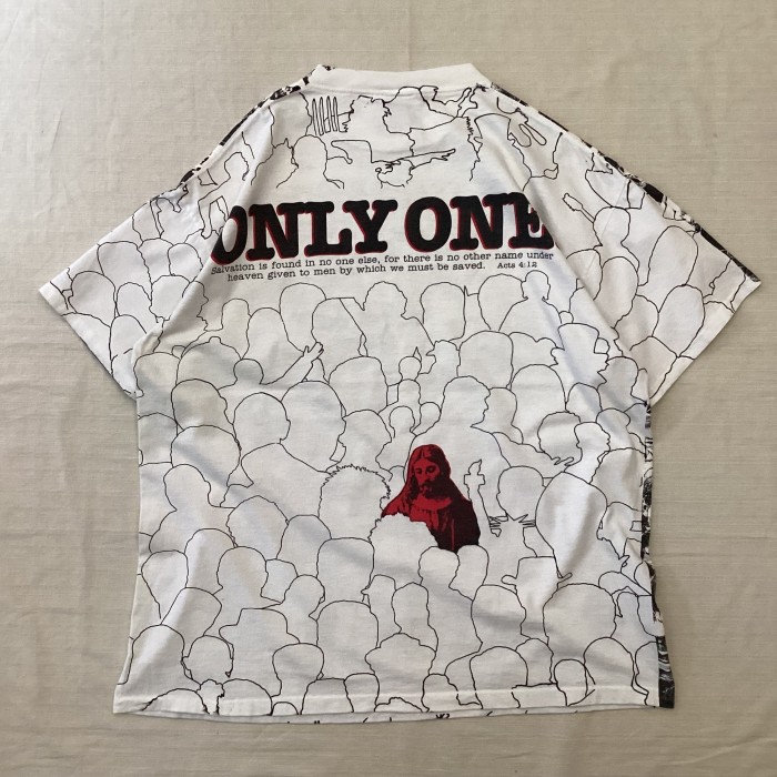USA製 90's ONEITA オニータ SAVE YOUR SOUL 半袖プリントTシャツ ...