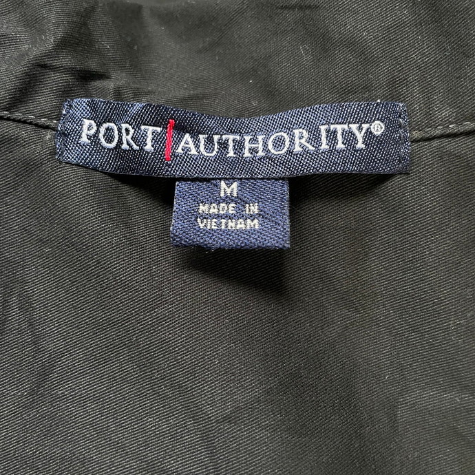 PORT AUTHORITY バック刺繍 2トーン切替 開襟 ボウリングシャツ メンズ ...