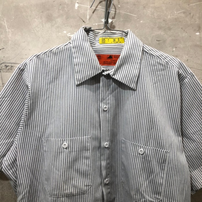 アメリカ古着 レッドキャップ ストライプ 半袖ワークシャツ | Vintage.City 古着屋、古着コーデ情報を発信
