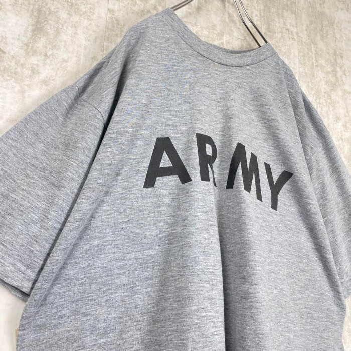 90s 米軍 US ARMY IPFU Tシャツ リフレクター 両面プリント 灰 ...