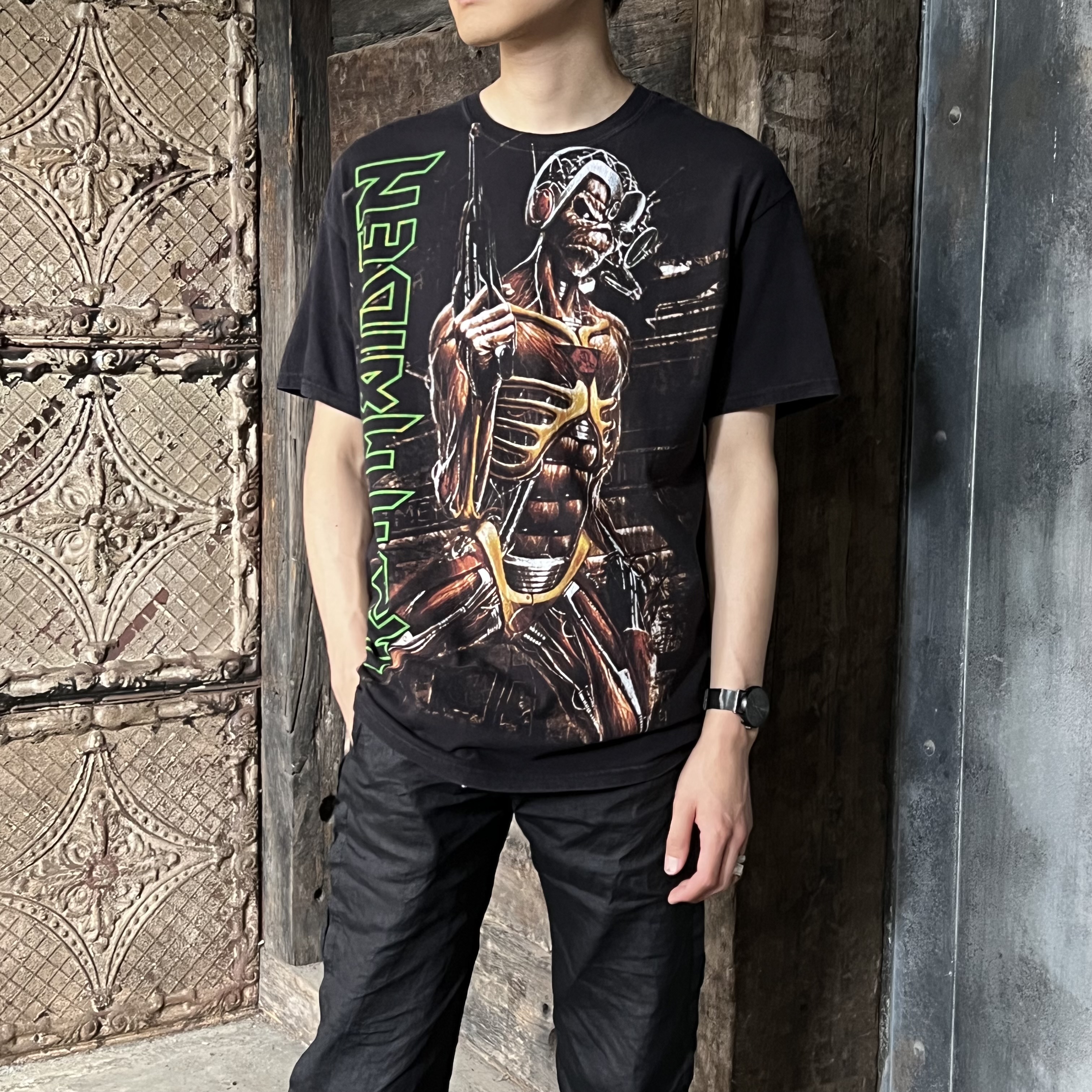 00's Iron Maiden アイアンメイデン 半袖プリントTシャツ メンズLサイズ ビンテージ メタル バンドT ロックT バンT fc-592  | Vintage.City