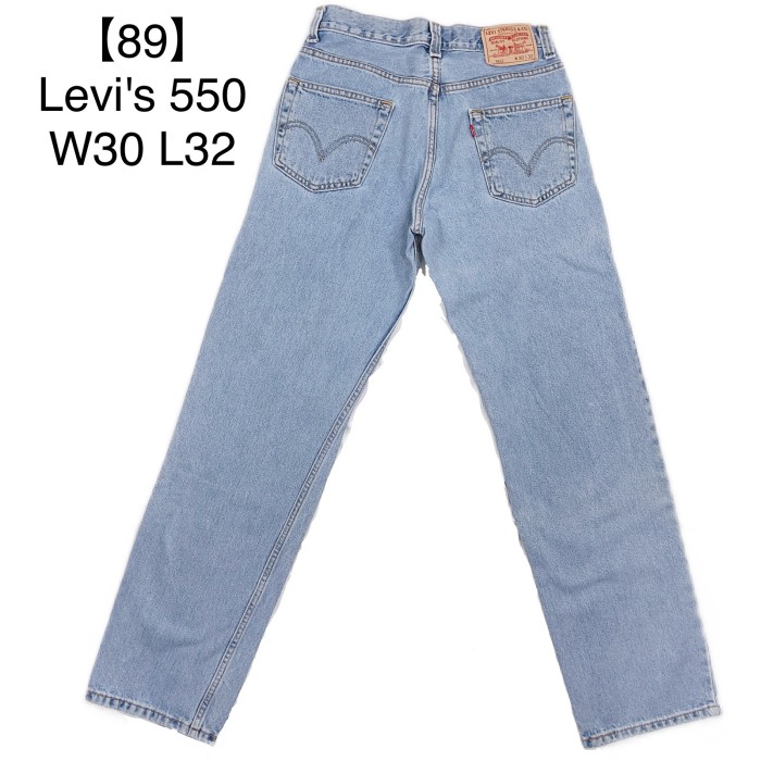 89】W30 L32 Levi's 550 denim pants リーバイス デニムパンツ ...