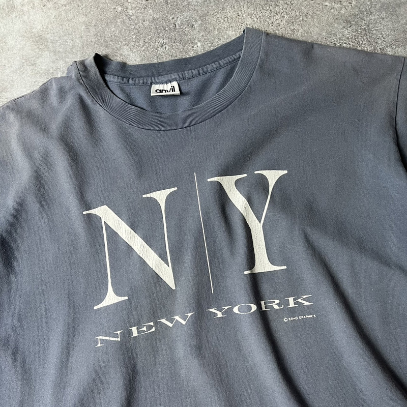 patagoniaパタゴニア 90年代黒タグ NYCプリントTシャツ XLサイズトップス