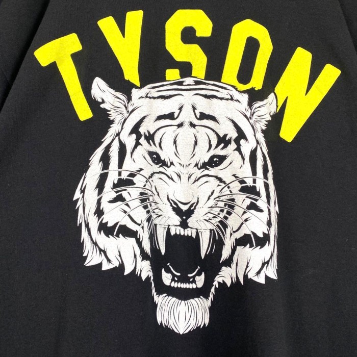 新品 ホワイト タイガー 白虎 トラ アニマルプリント 黒 Tシャツ パーカー