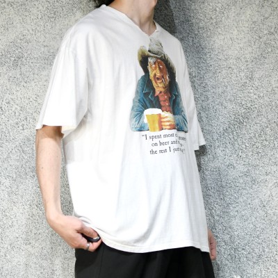 ビンテージ 80s 90s USA パックT Tシャツ ボタン美品