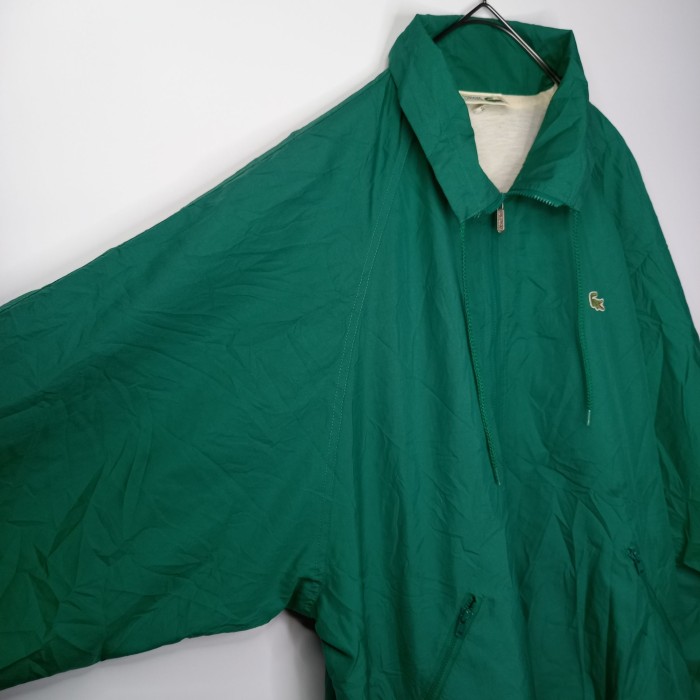 フレラコ　フルジップ　ナイロンジャケット　オーバーサイズ　刺繍ロゴ　グリーン | Vintage.City 빈티지숍, 빈티지 코디 정보