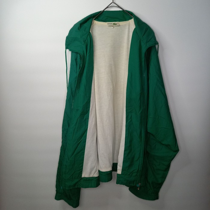 フレラコ　フルジップ　ナイロンジャケット　オーバーサイズ　刺繍ロゴ　グリーン | Vintage.City 古着屋、古着コーデ情報を発信