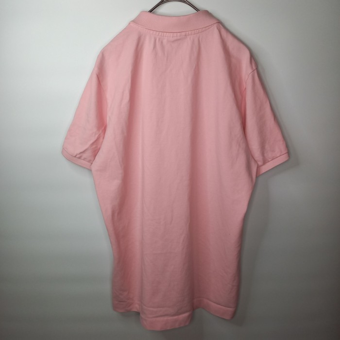 ラコステ　ポロシャツ　刺繍ロゴ　シェルボタン　ユーロ古着　ピンク　4サイズ　M | Vintage.City 古着屋、古着コーデ情報を発信