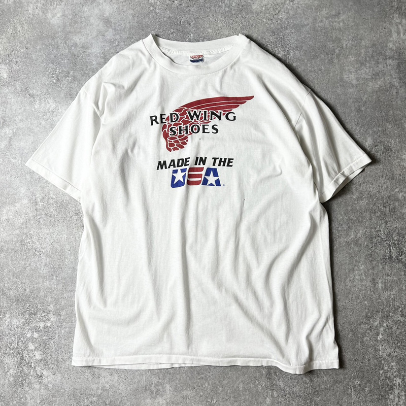 90s USA製 RED WING 企業 ロゴ プリント 半袖 Tシャツ XXL / 90年代 アメリカ製 オールド レッドウィング シングル |  Vintage.City