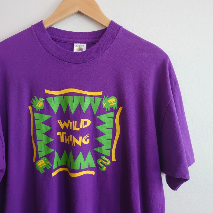 Wild Thing print t-shirt (made in USA) | Vintage.City 빈티지숍, 빈티지 코디 정보