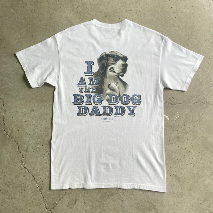 00年代 BIG DOGS ビッグドッグス アニマル バックプリントTシャツ