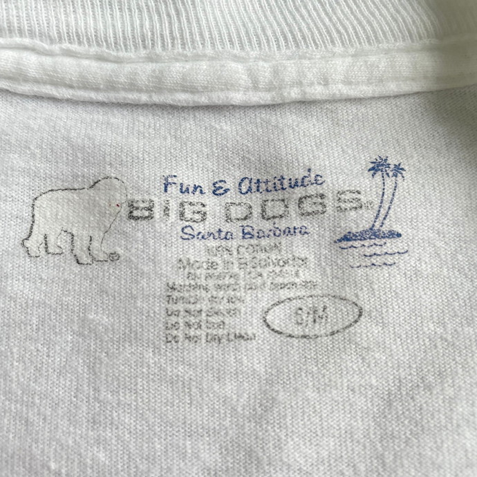 00年代 BIG DOGS ビッグドッグス アニマル バックプリントTシャツ
